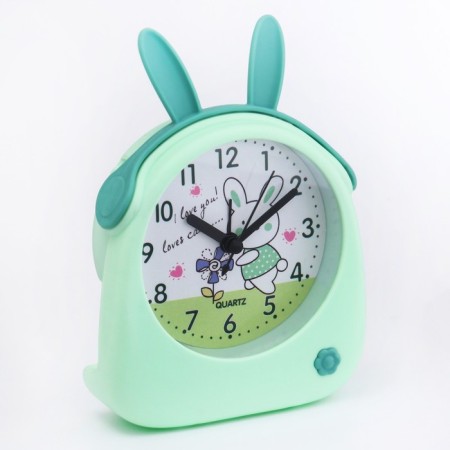 Clock - a boiler room "Bunny", discrete move, dial d -8.5 cm, 15 x 11 cm, aa-1
