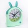 Clock - a boiler room "Bunny", discrete move, dial d -8.5 cm, 15 x 11 cm, aa
