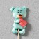 Handmade Lounzer "Bear with Heart" 30 g, mix