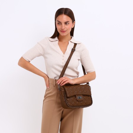 Bag-mixer on the valve, long belt, brown color-8