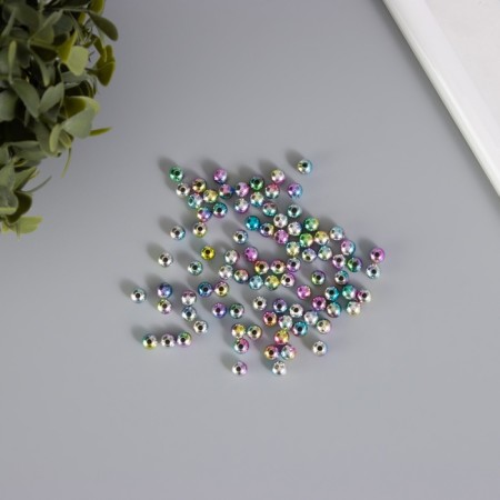 Beads for creativity Plastic "Chameleon" set 10 grams 0.6x0.6 cm-5