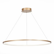 Suspension lamp ST LUCE. ST603.243.46. 1x46 W, LED, 4000K, 2990 LM, 80x80 cm, golden color