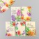 Cardboard "Flowers 01" set 10 pcs (5 types) 4x6 cm