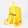 Baby backpack on lightning, 3 outer pockets, yellow color
