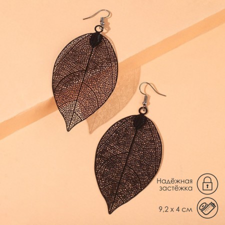 Earrings Metal "LIET LIET", Black color