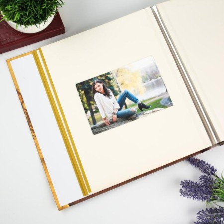 Photo album magnetic 40 sheets "Maps" MIX 30x27.5x5.5 cm-1