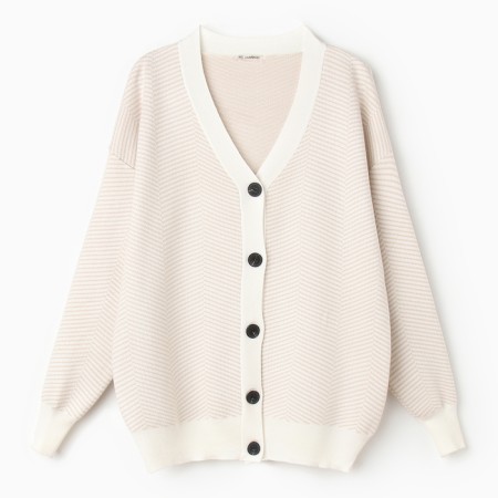 Cardigan Feminine, color-beige color, ONE SIZE (44-48)-1