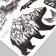 Tattoo on the body Black "Predators" 21x15 cm