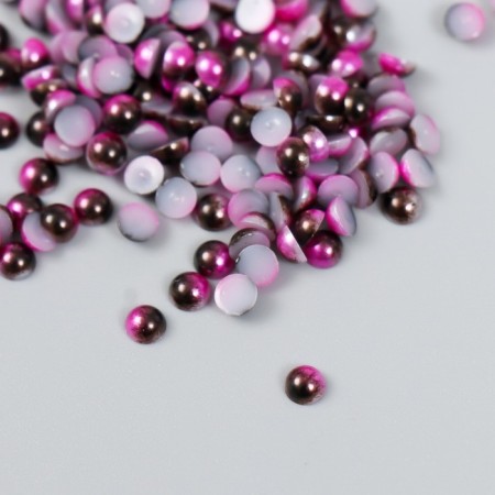 Decor "Purple Purple" d = 4 mm 10 g 200 pcs 5x2.5 cm mix-3