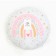Pillow Decorative Round Ethel Boho Rainbow, 45*45 cm, 100% p/e, velor