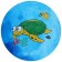 Children's ball, d = 25 cm, 60 g, color mix