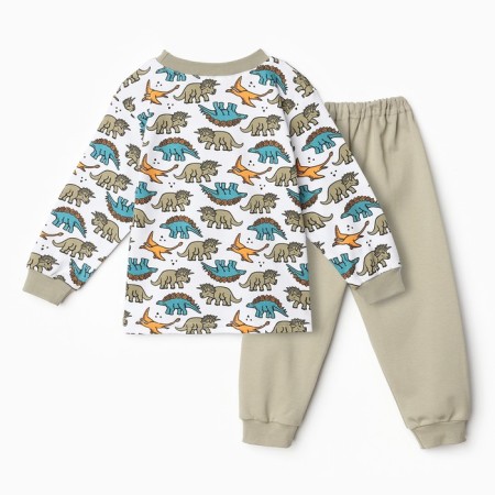 Pajama nursery, khaki color/dinosaurs, height 98 cm-6