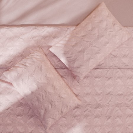 Lovelife Lovelife Lowel 1.5P TEXTURE: ROSY, 143x215cm, 150x240cm, 50x70cm-2pcs, microfiber, 110 g/m2