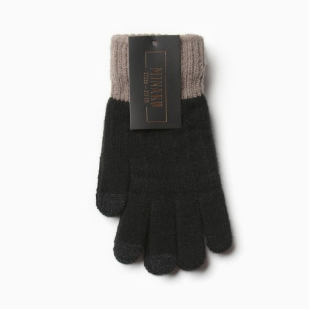 Women's gloves minku 22 cm black-6