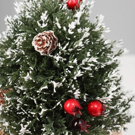 Artificial Christmas tree “Winter magic. Berries ", in a bag, 21x13 cm-1