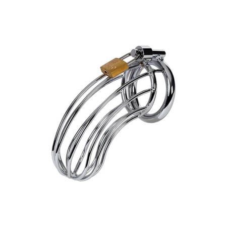 Male fidelity belt, Toyfa Metal, silver-1