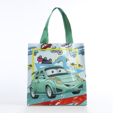 Baby bag without fastening, green color-1