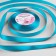 Satin tape, 12 mm × 23 ± 1 m, color sea wave No. 47