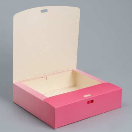Gift folding box, packaging, “from March 8”, 20 x 18 x 5 cm-3