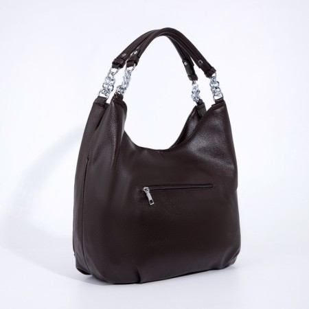 Love bag with lightning, brown color-1