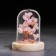 Souvenir in the dome "Tree of love. Pink quartz", natural stone, 10 x 7 cm