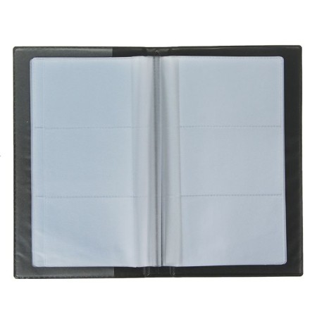 Businessman for 60 cards, 3 cards on 1 sheet, PVC cover, black-1