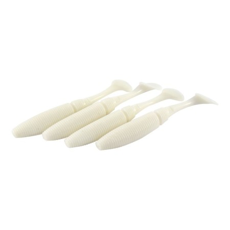 The Yaman Pro Sharky Shad, 9.5 cm, color #01-white, packaging 5 pcs.-3
