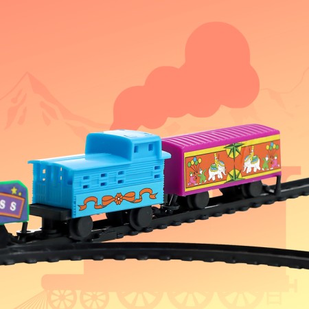 Rail Road "Small Train", works from batteries-12