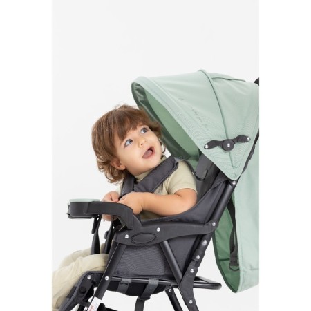 Stroller walking children's Rant Basic "UNO", folds into a cane, color Ocean Green-6