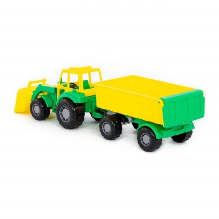 Tractor "Master" with trailer No. 1 and bucket, mix-1