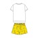 Пижама для девочки PlayToday: футболка и шорты, рост 146 см