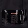 Textile choper with a pocket of Yourth, 35 x 0.5 x 40 cm, black