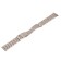 Solomon watch strap, 24 mm, metal, L-22.5 cm, silver