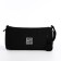 Youth bag with zipper, black color