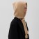 Women's cap, sandy color, rr 56-58