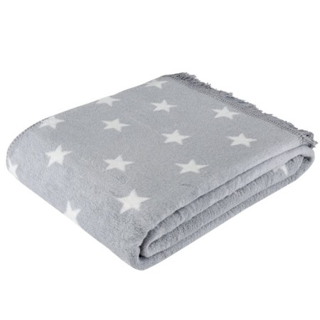 Blanket, size 150x200 cm, gray color-1