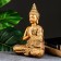 Figure "Buddha Medium" bronze, 12x20x29cm