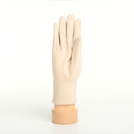 Gloves are female, dimensionless, without insulation, beige color-1