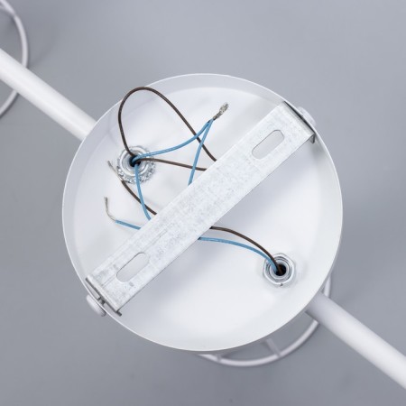 Lamp "Boston" 3x60W E14 white/chrome-9