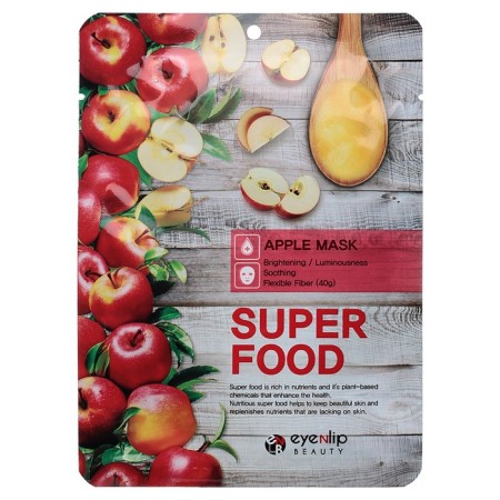 Facial face mask Eyenlip Super Food Apple, 23 ml