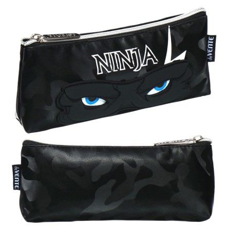 Penal soft, 1 compartment, 80 x 210 x 35 mm, voluminous, Devente, Ninja, artistic leather, with a lining