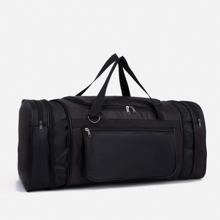 Board Road on a zipper, with an increase, 3 outer pockets, a long belt, black color-2