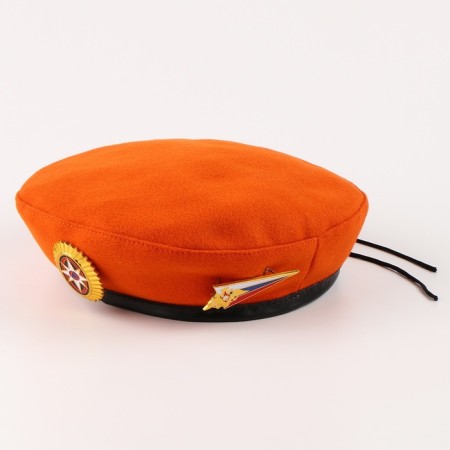 Carnival set "Defender of the Fatherland" Orange beret, size 54-56, bows 2 pcs-8