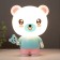 Highway lamp "Bear" E14 3W Blue 19x13x14 cm Risalux