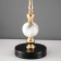 Lyanelia table lamp E27 40W black and gold 25x24x41 cm Risalux