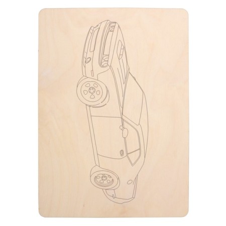 Set of boards for creativity "Machines" 5 pcs. A4, 3 mm format-5