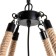 Chandelier "Castle" 8he14 40w Black 83x83x70-110cm Bayerlux