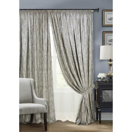 Set of curtains on the braid Stone, size 400x270 cm, tulle - 450x270 cm