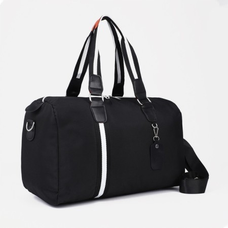 Sports bag with lightning, black color
