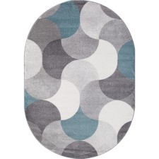 Ковёр овальный Merinos Sofit, размер 200x300 см, цвет light gray